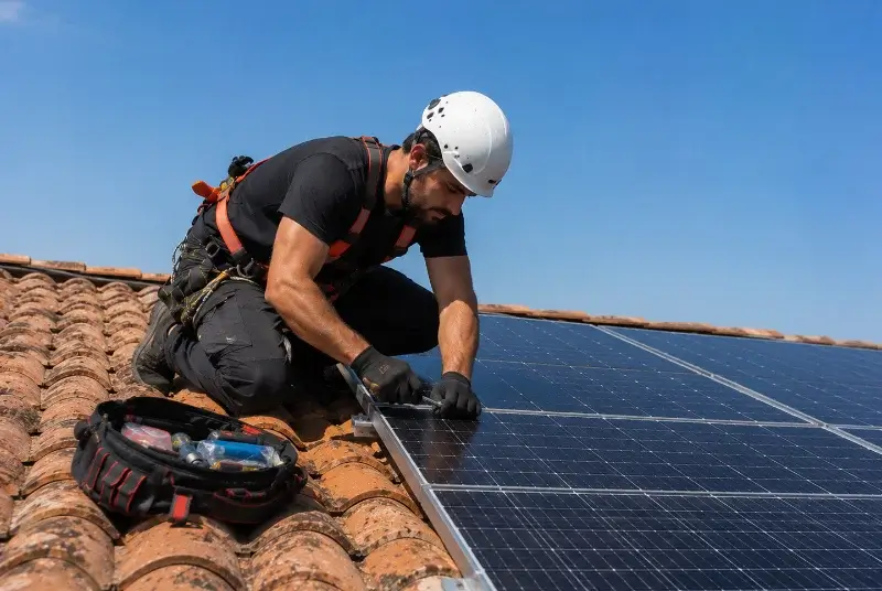 Maintenance et monitoring de panneaux solaires à Bilieu