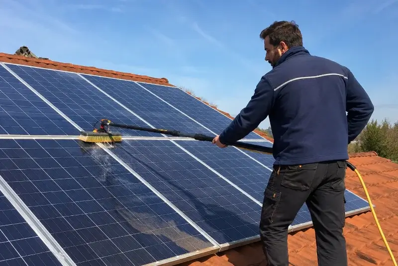 Nettoyage et entretien de panneaux solaires à Bilieu